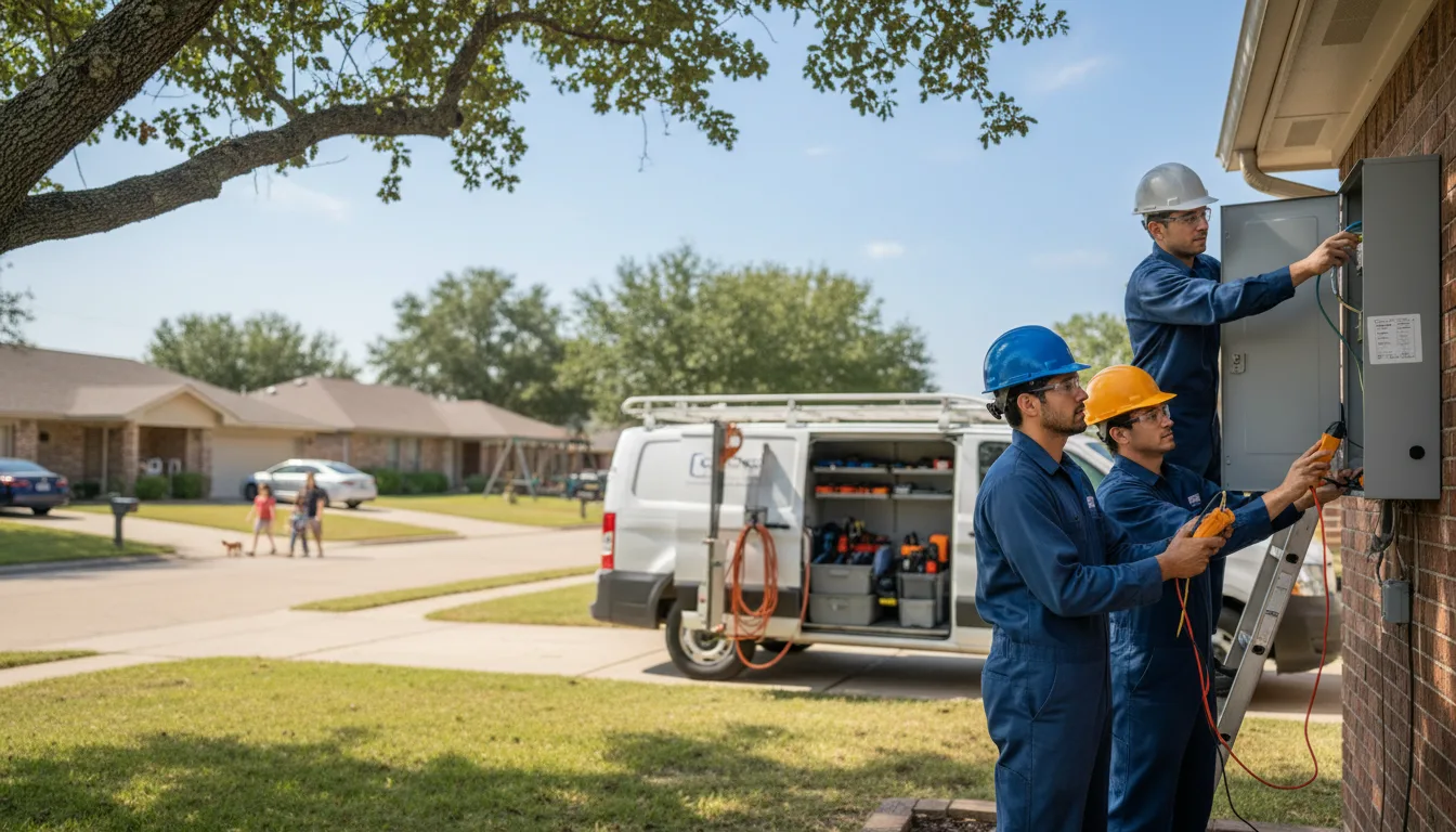 Certified electrician providing emergency electrical services in Dresher, PA